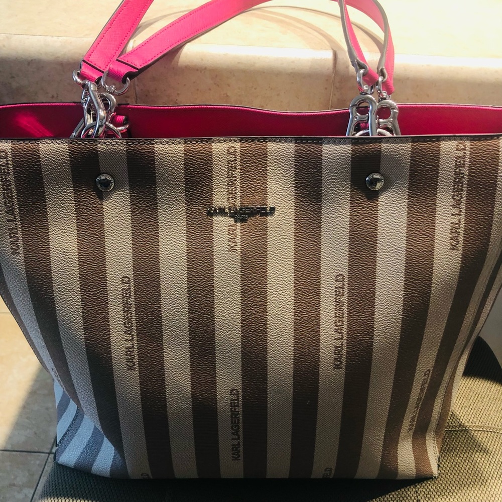 New Kat Lagerfeld Unique purse/weekender bag *